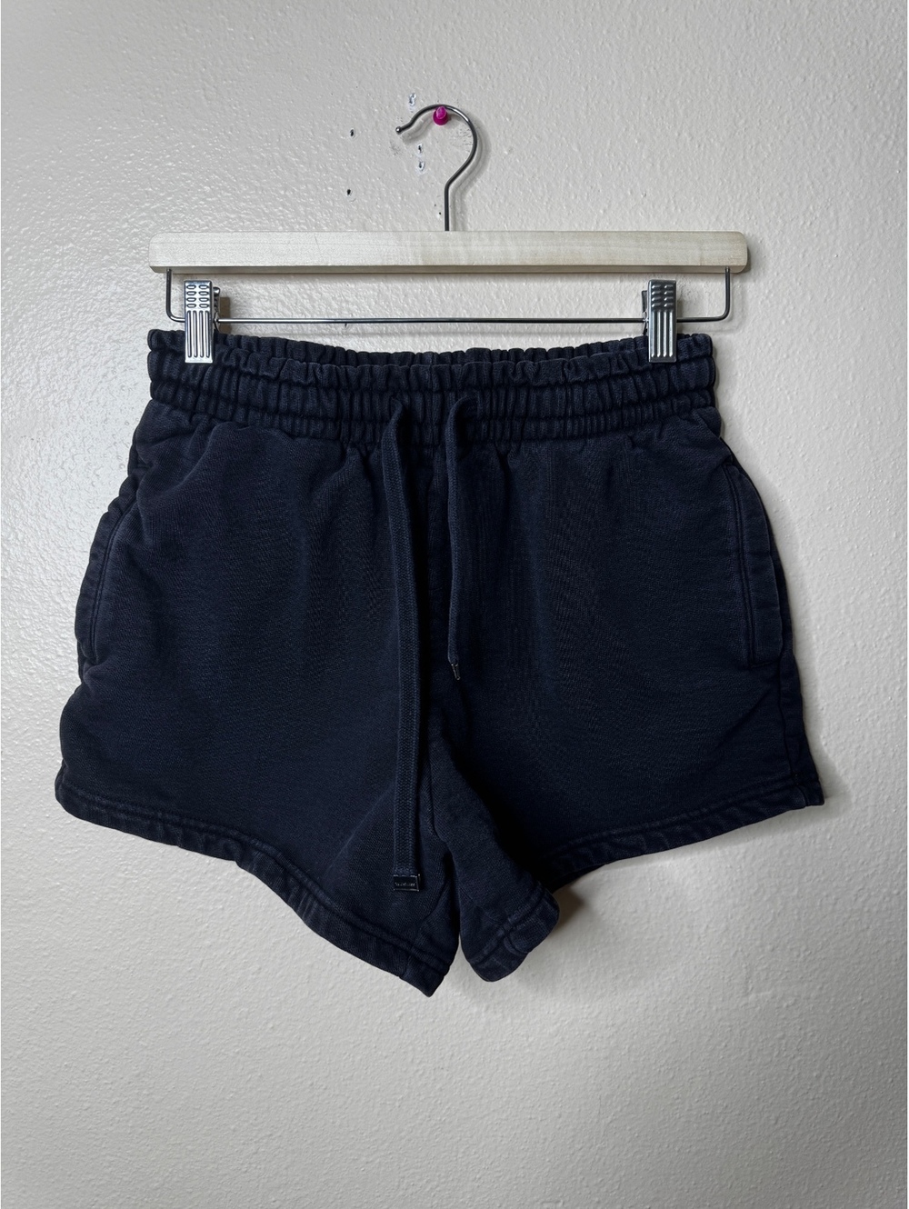 Talentless Sweat Shorts Women’s Small Washed Black Drawstring Lounge